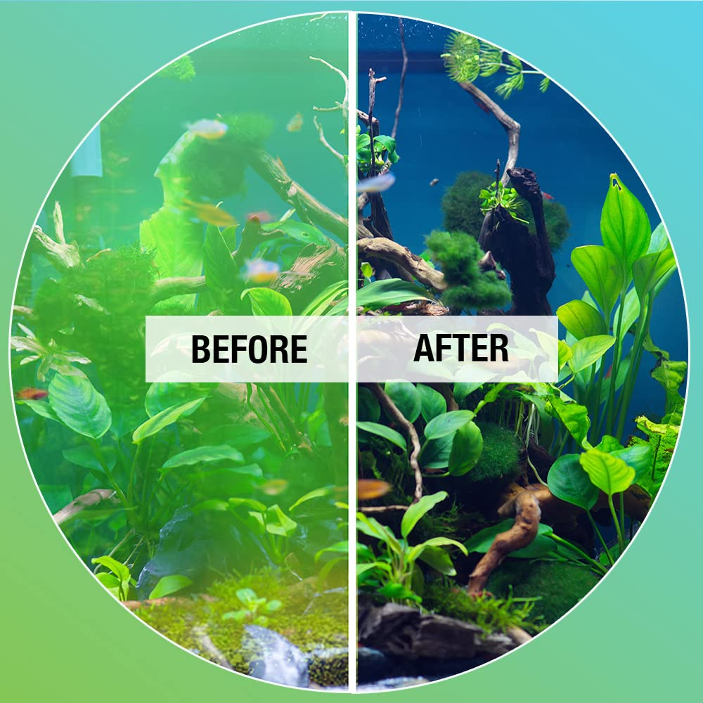 MICROBE-LIFT Algaway 5.4 Liquid Algae Control | Clears Green Water | Eradicates String Algae | Fish & Plant Safe | FW+SW