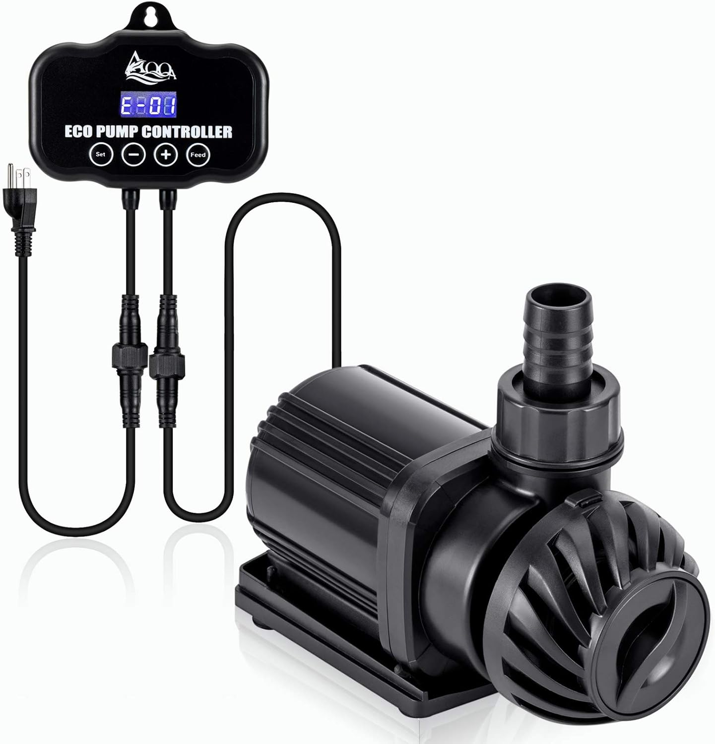 AQQA AQ006 Water Pump & Controller | Variable Frequency | Adjustable Speed | Safe & Multi-functional | Feed & Wave Mode