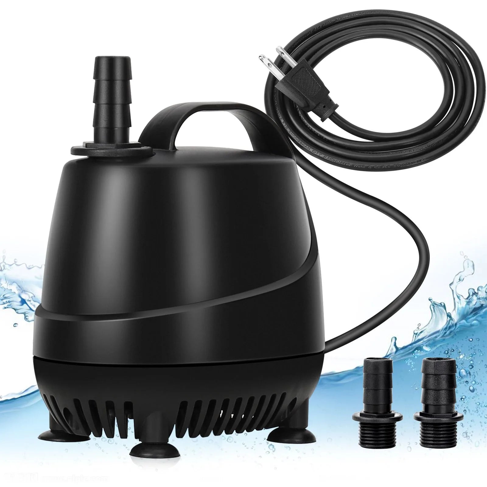 AQQA AQ021 Submersible Water Pump | Copper Wire Motor | Stainless Steel Shaft | Anti Dry-Burn | Shock-proof Design