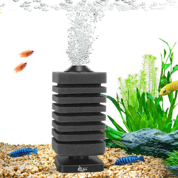 AQQA AQ063 Aquarium Bio Sponge Filter | Anti-Floating Design | Ultra Silent Operation | 99.9% Odour Purification Rate