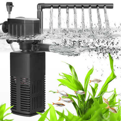 AQQA AQ070 Aquarium Internal Filter | Filtration, Oxygenation, Circulation, Wavemaker | Bio-ceramic & Sponge Filter