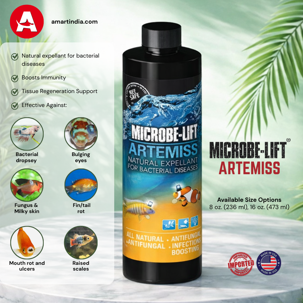 MICROBE-LIFT Artemiss | Natural Expellent For Bacterial & Fungal Diseases. Heals Wounds, Immunity Boost, Antibiotic-Free
