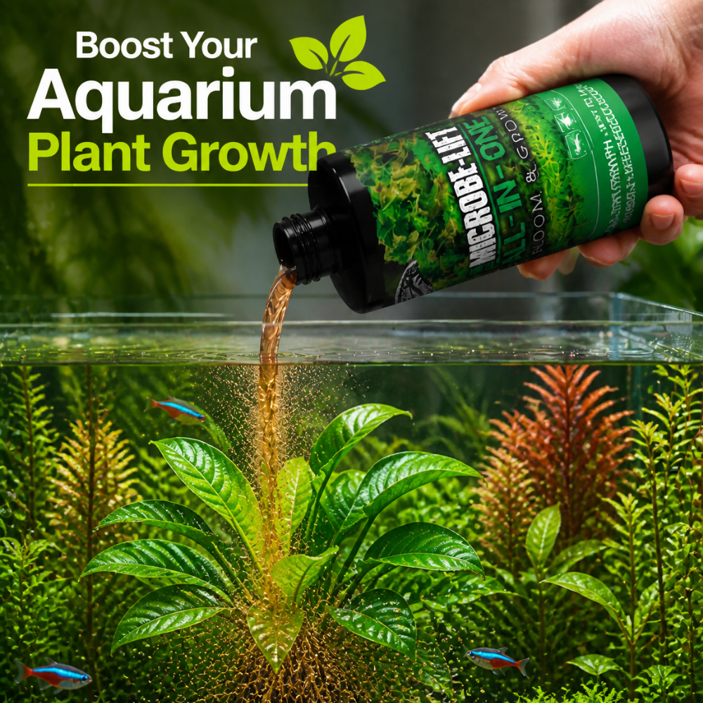MICROBE-LIFT All-in-One Bloom & Grow | Comprehensive Aquatic Plant Supplement | Boosts Plant & Root Growth & Color