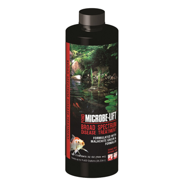 MICROBE-LIFT Broad Spectrum Disease Treatment For Ponds | Formalin + Malachite Green Formula | Best for Koi & Goldfish