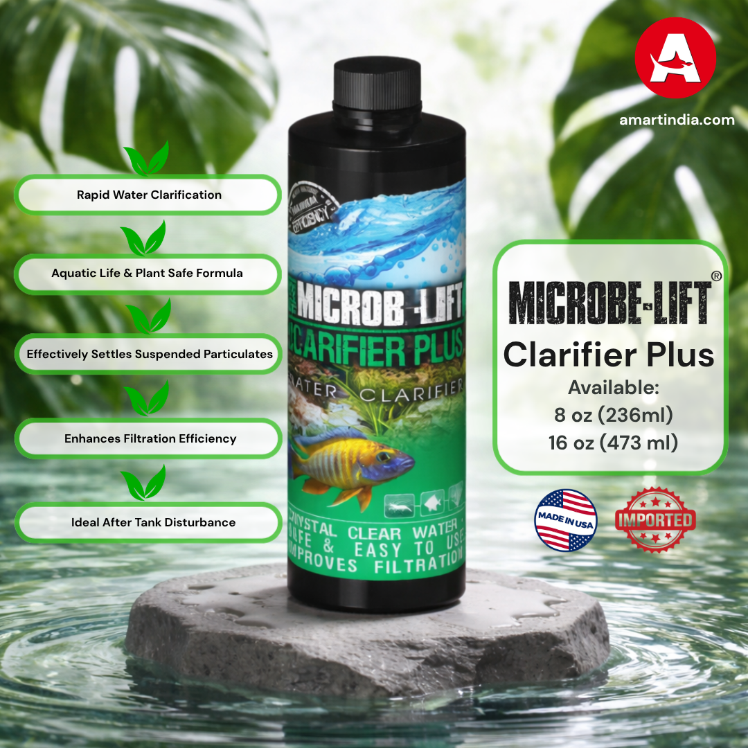 MICROBE-LIFT Clarifier Plus Water Clarifier | Clears Cloudy & Hazy Water Quickly | Clumps Particles, Improves Filtration