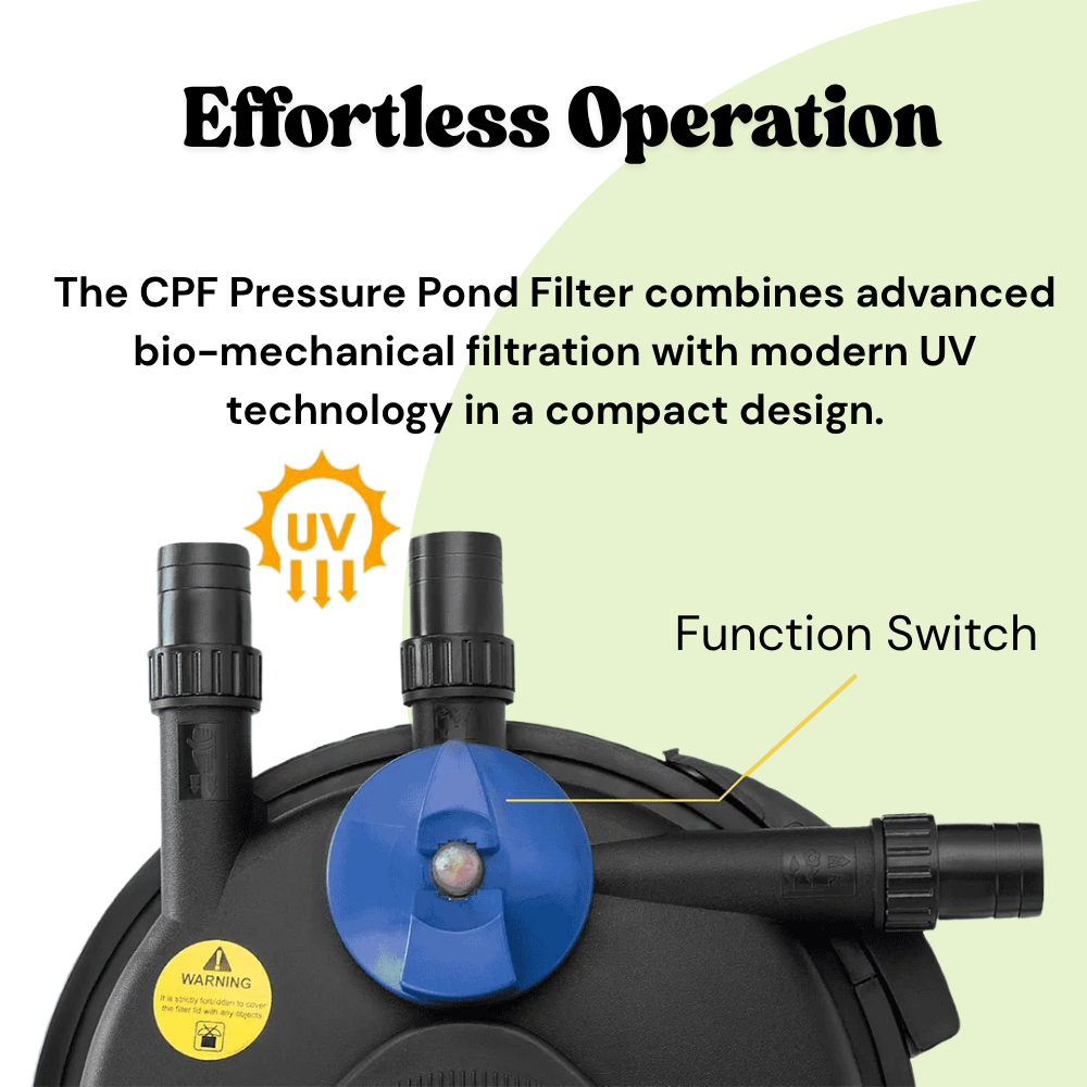 SUNSUN CPF-10000 Pond Canister Filter with UV Sterilizer | Strong Filtration & Oxygenation | Bio-Pressure Filter System