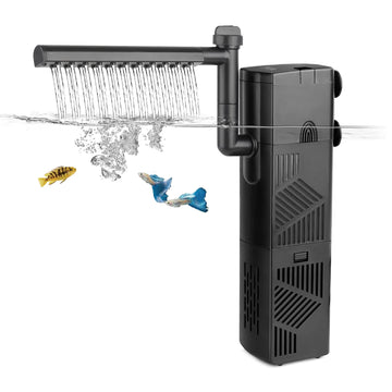 HYGGER HG040 Adjustable Internal Power Filter | Activated Carbon Cotton and Bio Ceramic Balls | Adjustable Flow