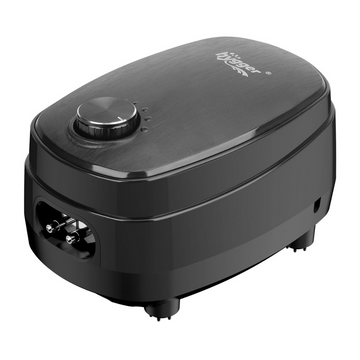 HYGGER HG041-4W Aquarium Air Pump | Dual Outlets & Flow Control | Ultra-Quiet Magnet-Driven Motor | Deep Tank Capability