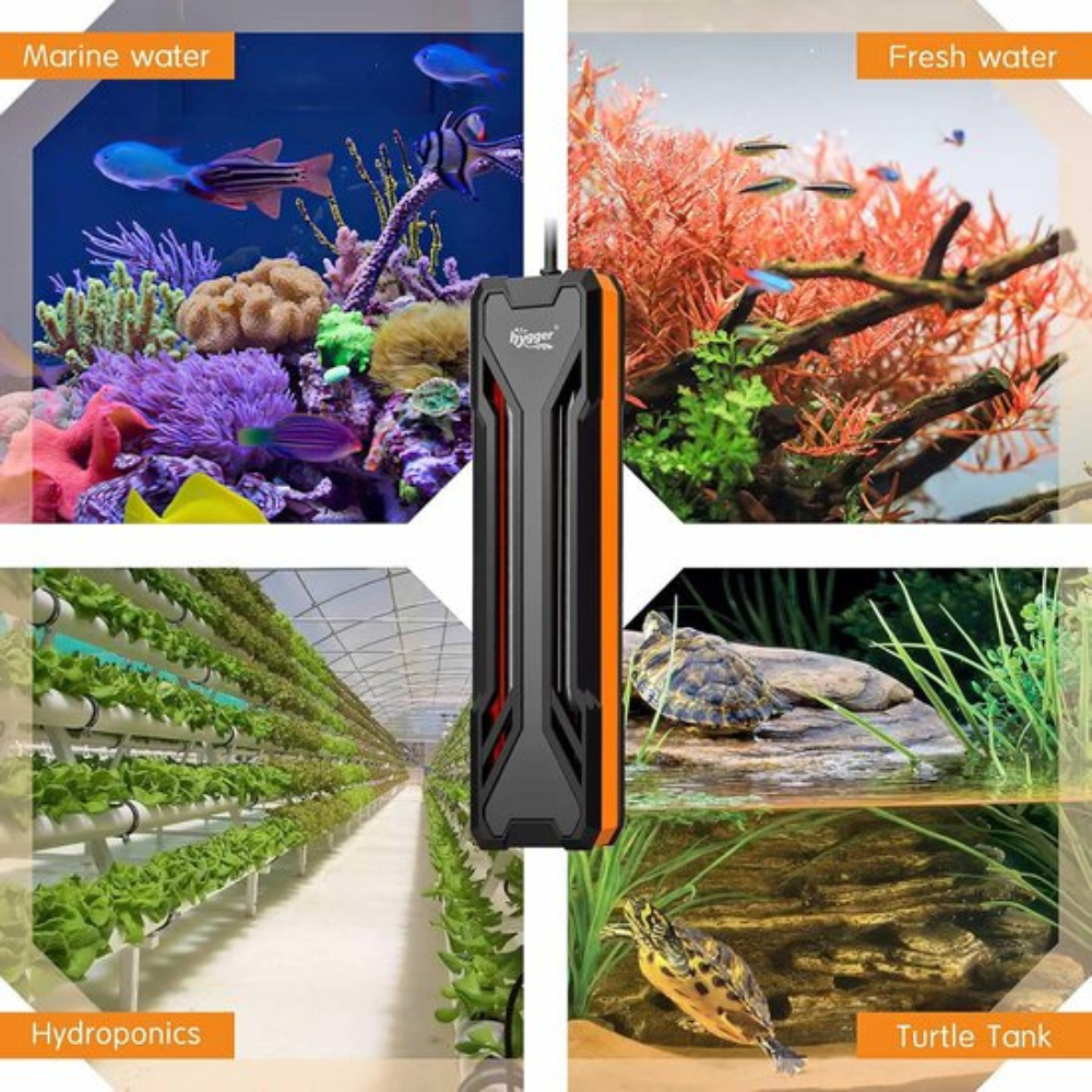 HYGGER HG043 Explosion-Proof Covered Quartz Glass Heater | Precise Heating | Overheat Protection | Memory Function