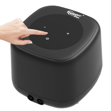HYGGER HG046‑5W Quiet Aquarium Air Pump | Dual-Outlets & Flow Control | Deep Tank Capability | Durable All-Copper Motor