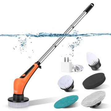 HYGGER HG086 6-in-1 Rechargeable Electric Aquarium Cleaner Kit | 2600mAh Battery | IPX8 Waterproof | Safe & Long-Lasting