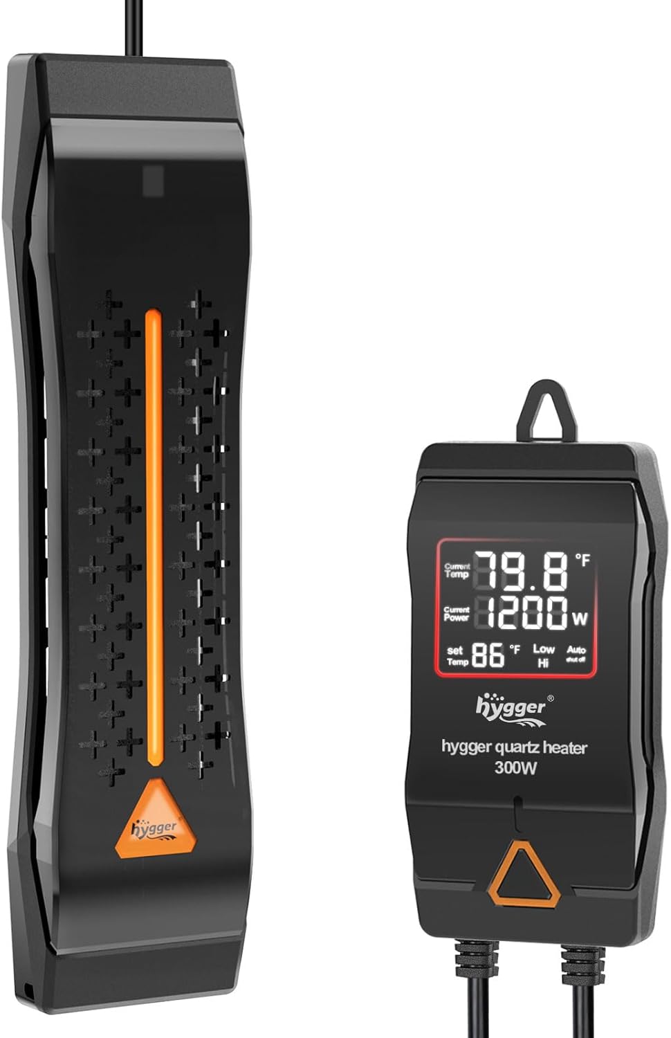 HYGGER HG115-1200W Smart Heater for Large Tanks | Nickel-Chromium Alloy | Explosion-Proof Quartz Glass | Safe & Precise