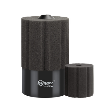 HYGGER HG120 Fish Tank Biochemical Sponge Filter for Breeding Fry Betta Shrimp | Ceramic Bio-media | High quality Sponge