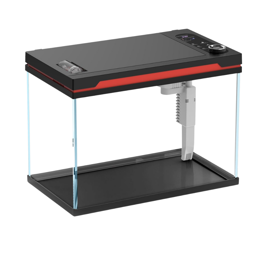 HYGGER HG146 36-Litre Fish Tank Kit | RGB LED Hood | Touch Panel | Feeder, Heater & 3-in-1 Filtration | Full Tool Kit