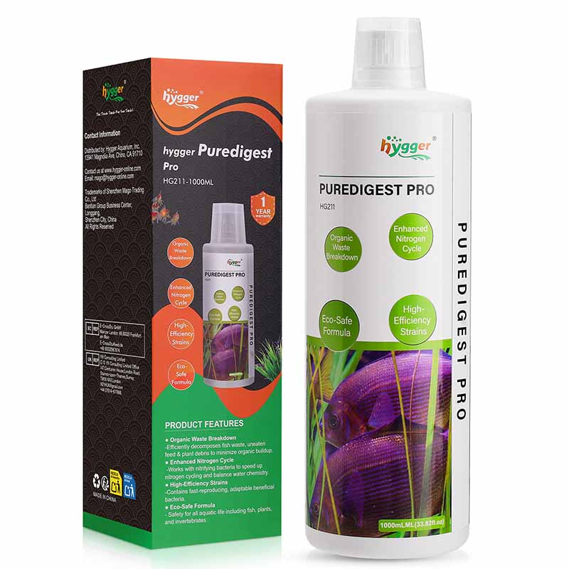 HYGGER HG211 Aqua PureDigest Pro | Organic Waste Breakdown | Enhanced Nitrification | Maintains Healthy Ecosystem
