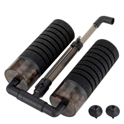HYGGER HG908-DOUBLE-M High Quality Fine Sponge Filter | Dual Sponge Filtration I Adjustable Outlet I Compact Design