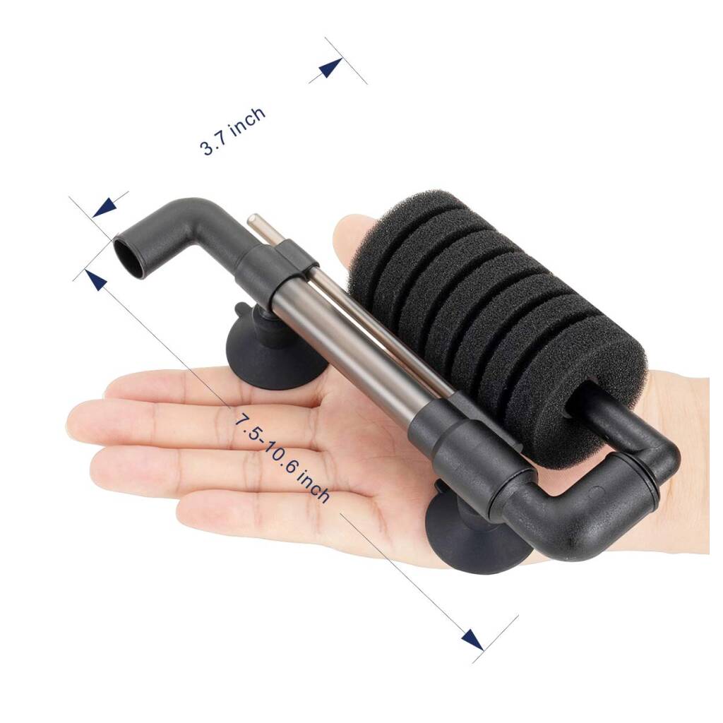 HYGGER HG908-SINGLE-M High Quality Fine Sponge Filter | Integrated Filtration I Adjustable Outlet I Compact Design
