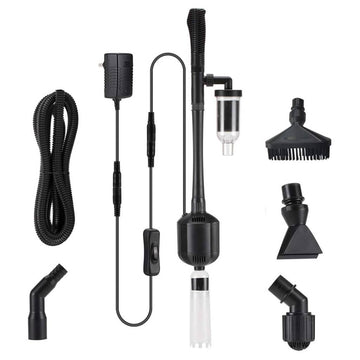 HYGGER HG955-DC 5-in-1 Adjustable Electric Aquarium Gravel Cleaner | IPX8 Waterproof | Powerful Flow & Low-Level Pumping