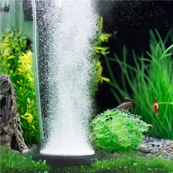 HYGGER HGS50-BK Nano Furnace Aquarium Air Disc | Ultra-Fine Bubble Diffusion | Nano-Ceramic, Self-Weighted Construction