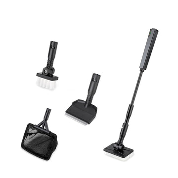 HYGGER HGY0001-S 4-in-1 Aquarium Cleaner Tool Kit for Small Tanks | Durable Carbon Fiber | High Quality & Non-Scratch