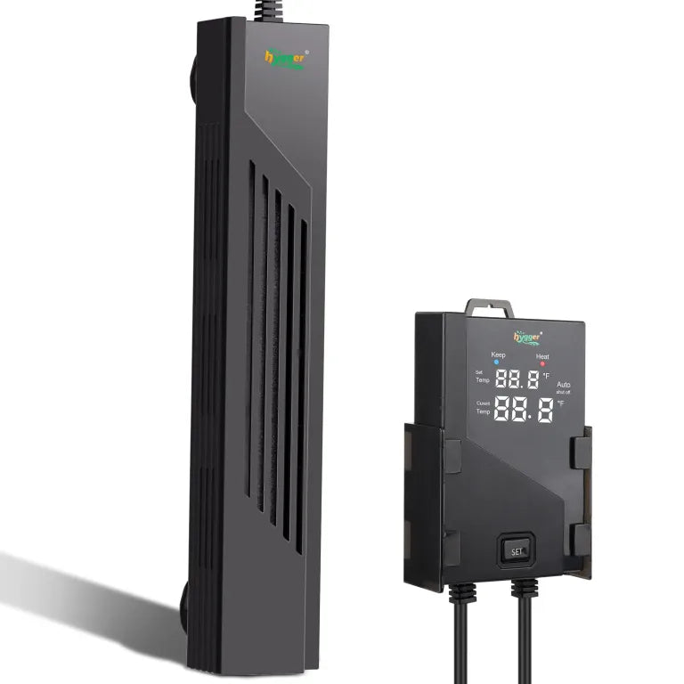 HYGGER HGY0003 Smart Heater | External Controller | Built-in Thermostat | Explosion-Proof Quartz Glass | Precise & Safe