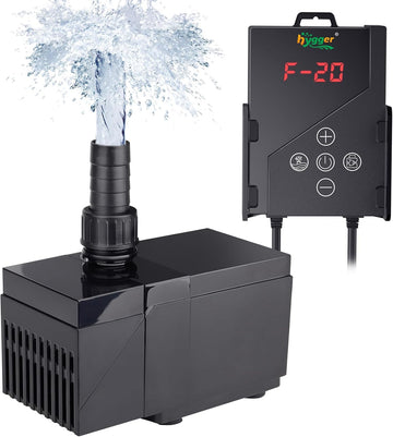 HYGGER HGY0004 High Quality Water Pump with Intelligent Controller | Ultra Quiet | Sinewave Technology | Safety Features