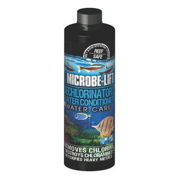 MICROBE-LIFT Super Dechloriator | Removes Chlorine, Chloramines & Heavy Metals Instantly | Protects Slime Coat | FW + SW
