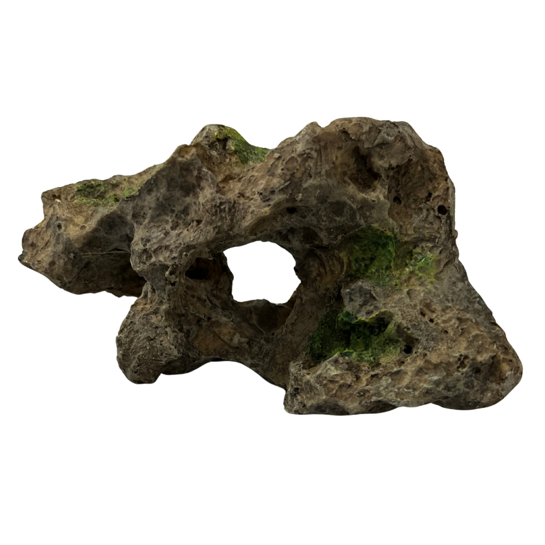 HAQUOSS HAQ-TR Tanganikyan Rock Aquarium Ornament | Non-Toxic Resin | For Natural Aquascape/Hardscape | Safe For Fishes