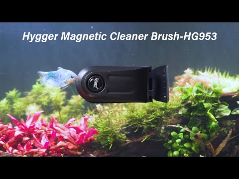 HYGGER HG953 Magnetic Aquarium Glass Cleaner & Algae Scraper | Strong Magnet | Safe, No-Scratch Blade | For Thick Glass