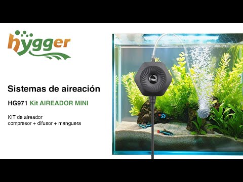 HYGGER HG971 Piezoelectric Mini Air Pump for Small Tanks | Ultra-Compact & Lightweight | Energy Efficient | Ultra-Silent