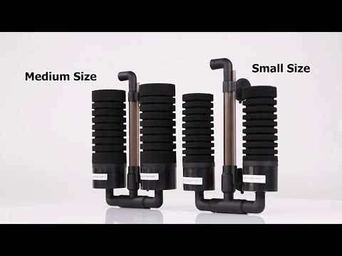 HYGGER HG908-DOUBLE-M High Quality Fine Sponge Filter | Dual Sponge Filtration I Adjustable Outlet I Compact Design
