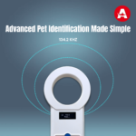 15-Digit Arowana & Pet Identification Chip Scanner, 134.2 Khz Animal ID Reader
