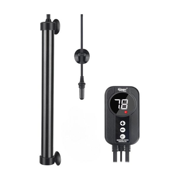 Hygger - HG085-500W, Titanium Heater with Digital LED Controller and Temperature Probe