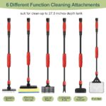 HYGGER - HGY0001-S, 6-in-1 Aquarium Cleaning Tool Kit