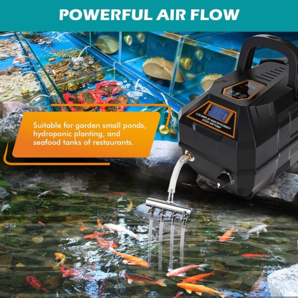 HYGGER - HG067-10W, Rechargeable Aquarium Pond Air Pump