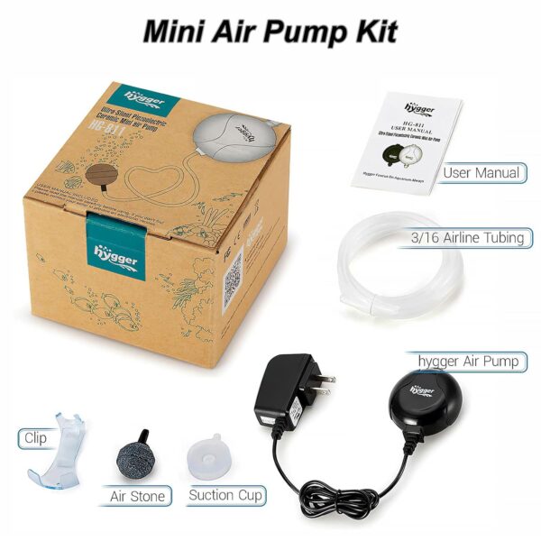 HYGGER  - HG-811-BK, Mini Quiet Air Pump