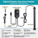 Hygger - HG085-500W, Titanium Heater with Digital LED Controller and Temperature Probe