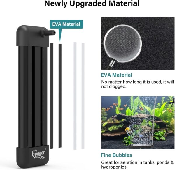 HYGGER-HG093-14, Non-Clogging Fish Aquarium Air Stone