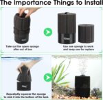 HYGGER - HG120 Fish Tank Sponge Filter for Breeding Fry Betta Shrimp