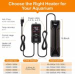 HYGGER- HG113-800W, Submersible Fish Tank Heater