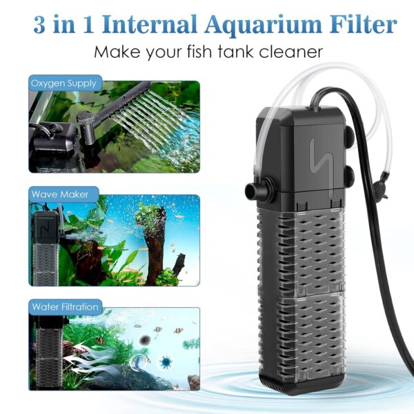AQQA Aquarium Internal Filter AQ047-6W