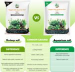 HYGGER HC002-3L Aquarium Soil Water Grass Mud Fish Tank Aquascaping Aquarium Substrate Soil for Plants and Shrimps