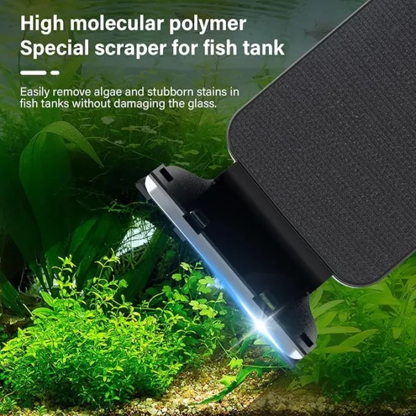 HYGGER HG127-S Floating Scrubber Brush Glass Algae Magnet Cleaning Tool