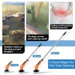 HYGGER HG086 Electric Aquarium Rechargeable Cleaner Tools Kit