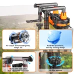 HYGGER HG108 Hang-On-Back Canister Aquarium Filter