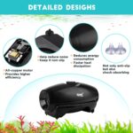 HYGGER HG133‑5W Dual Ports Large Aquarium Air Pump