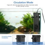 HYGGER HG040 Adjustable Submersible Power Filter