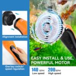 HYGGER HG086 Electric Aquarium Rechargeable Cleaner Tools Kit
