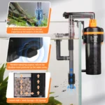HYGGER HG108 Hang-On-Back Canister Aquarium Filter
