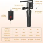 HYGGER HG139 Aquarium Filter with U-V Light